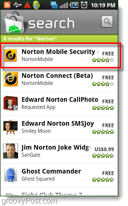 télécharger android norton mobiles security