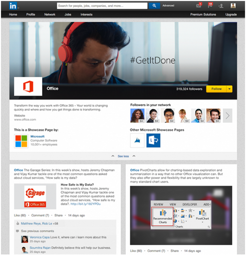 "Linkedin-showcase-pages"