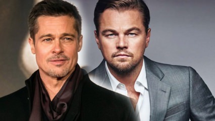 Face à Brad Pitt, Leonardo DiCaprio! Brat Pitt comme un enfant ...
