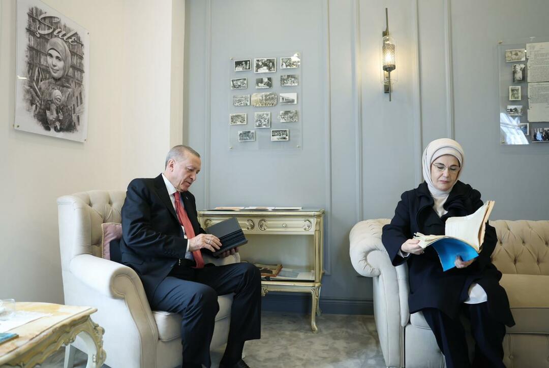 Le président Recep Tayyip Erdogan et son épouse Emine Erdogan