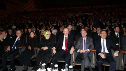 Le président Erdoğan et la première dame Fazıl Say ont assisté au concert
