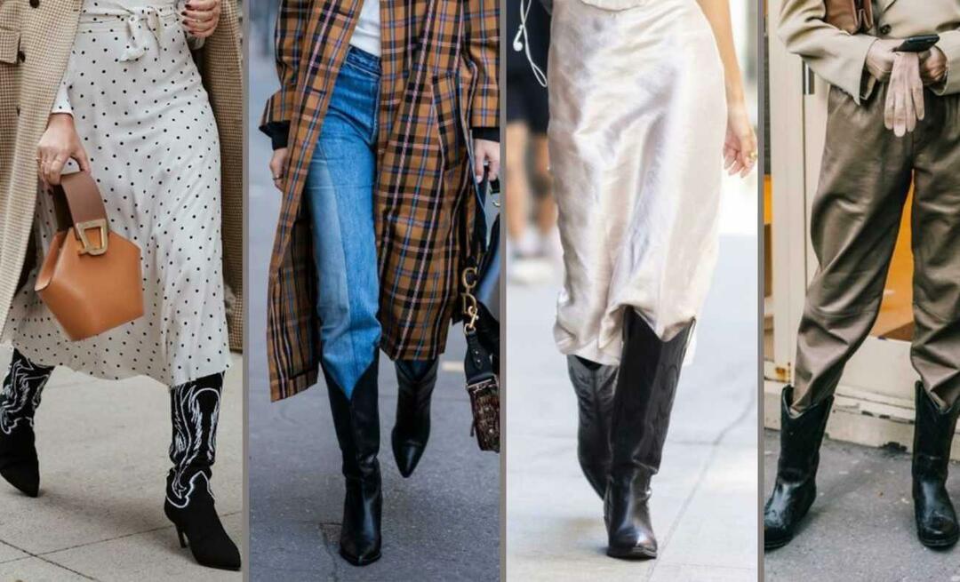 Comment associer les bottes de cowboy tendance automne-hiver 2023 ?