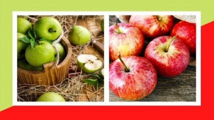 Les pommes vertes et rouges prendront-elles du poids? Minceur avec détox oedémateuse pomme verte
