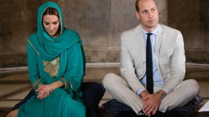 Visite de la mosquée de Kate Middleton et du prince William!