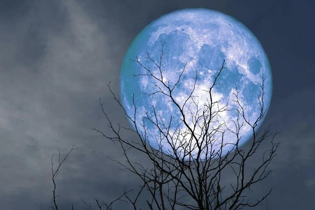 Qu'est-ce qu'une lune bleue