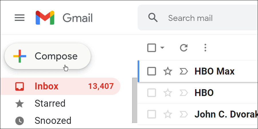 composer créer une liste de diffusion groupée dans gmail