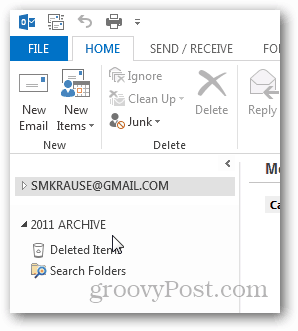 comment créer un fichier pst pour Outlook 2013 - nouveau pst