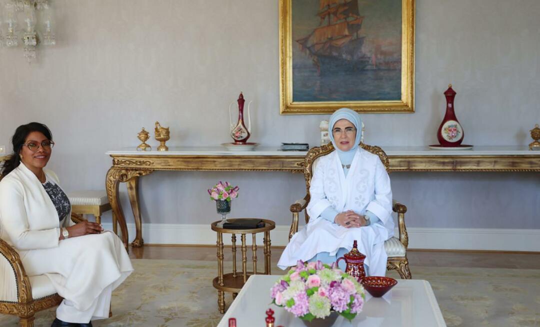 La Première Dame Erdoğan a rencontré la fille de Malcolm X, İlyasa Şahbaz