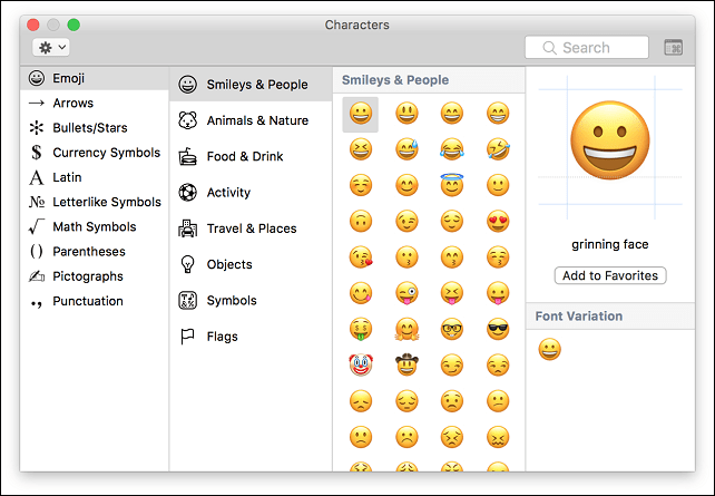 activer le clavier emoji macos