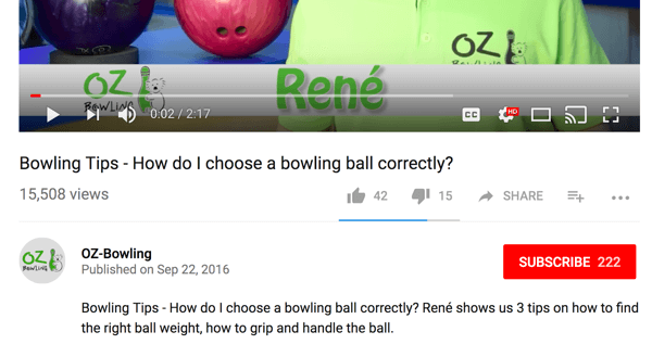 OZ-Bowling a traduit son titre original allemand et sa description en anglais.