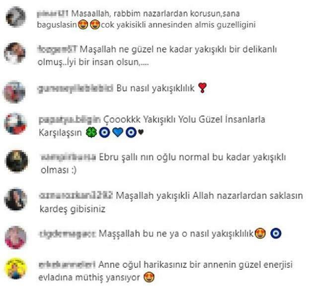Ebru Şallı a partagé son fils de 18 ans! Ce cadre a été arrosé de commentaires...