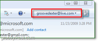 se connecter à Windows Live via Windows Live Mail