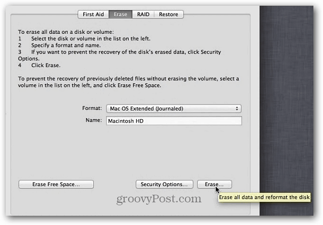Comment effacer le disque dur de votre Mac et réinstaller OS X
