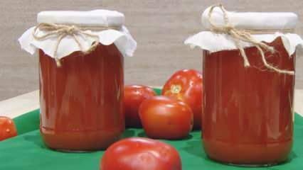 Comment faire de la sauce tomate pour l'hiver à la maison? La façon la plus simple de faire de la sauce tomate