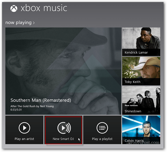 Nouveau Smart DJ Xbox Music
