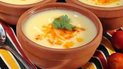 Comment faire une soupe de pommes de terre au lait? Soupe de pommes de terre au lait pratique et délicieuse