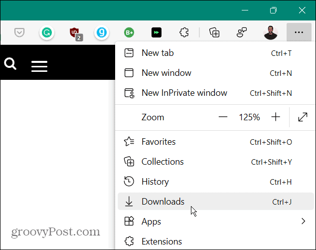 supprimer l'historique des téléchargements dans Microsoft Edge