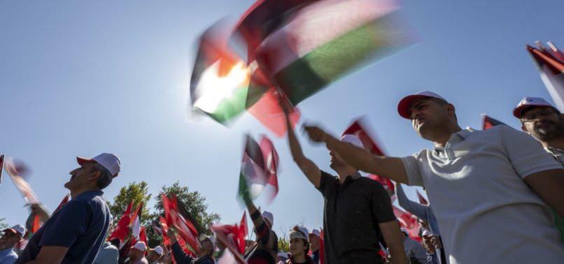 Grand rassemblement palestinien