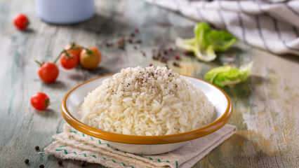 Comment faire cuire le riz avec la méthode de la quille? Rôtissage, salma, techniques de riz bouilli