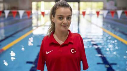 La nageuse nationale paralympique Sümeyye Boyacı est arrivée troisième en Europe!