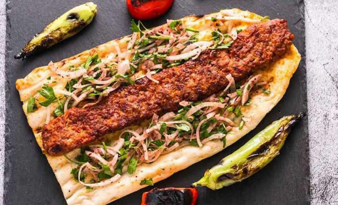 Harbiye Kebab qui aura le même goût que vous mangez au restaurant! Comment faire du Harbiye Kebab ?