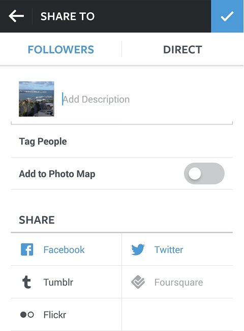 connexion des profils sociaux à instagram