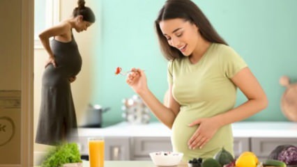Les aliments qui font prendre du poids au bébé pendant la grossesse! Pourquoi le bébé à naître ne prend-il pas de poids?