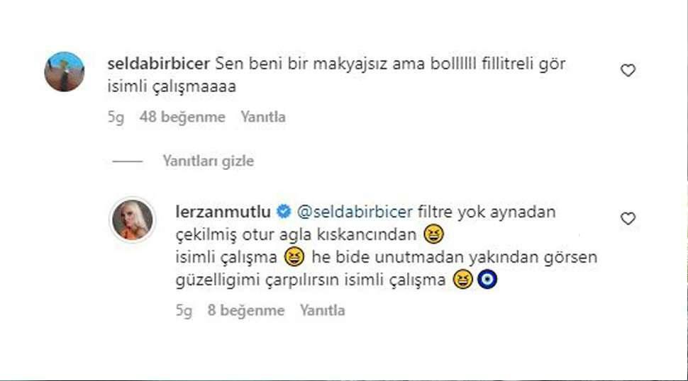 La réponse surprenante de Lerzan Mutlu à ses partisans: Asseyez-vous, pleurez de jalousie !
