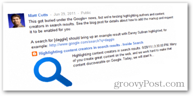 Matt Cutts et Google Authorship