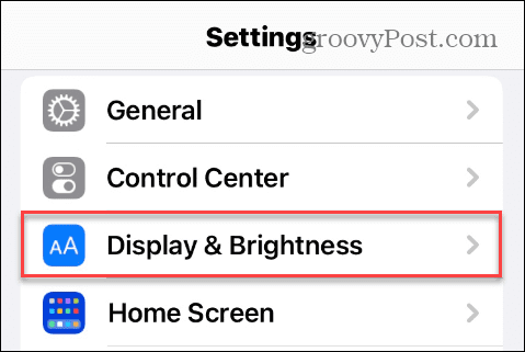 Modifier le délai d'expiration de l'écran sur iPhone