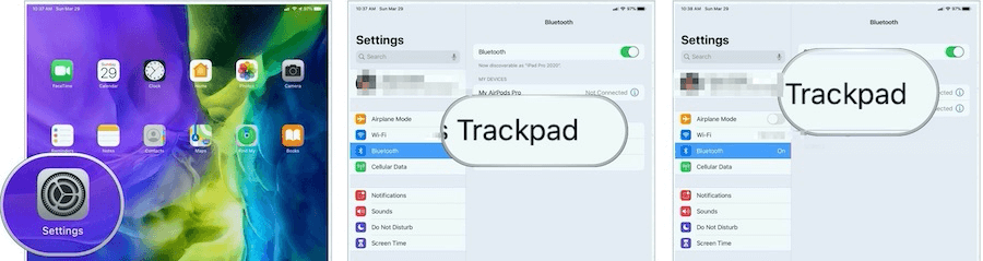 Installer le trackpad