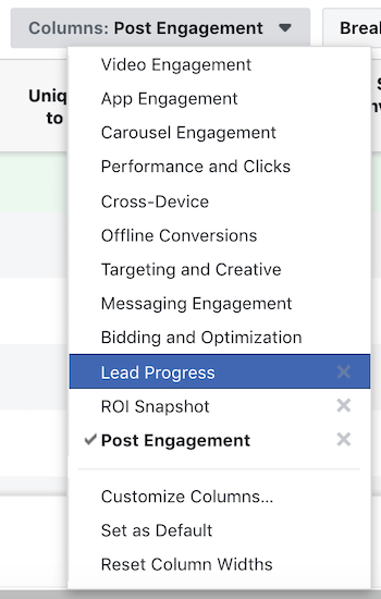 comment accéder au rapport personnalisé Facebook