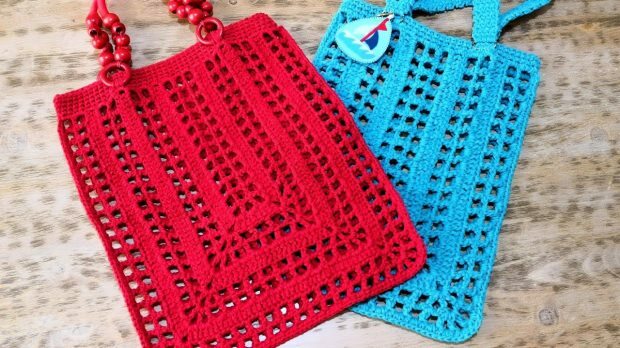 Comment faire des sacs en maille tricotée? Fabrication de sacs en filet pratique