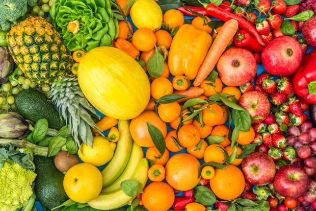 Sélection de légumes et de fruits