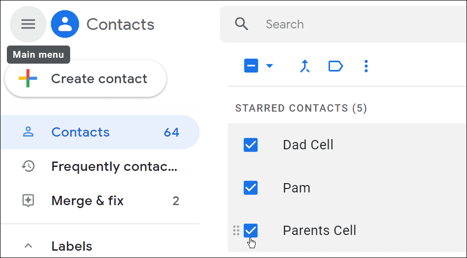 vérifier les contacts créer une liste de diffusion de groupe dans gmail