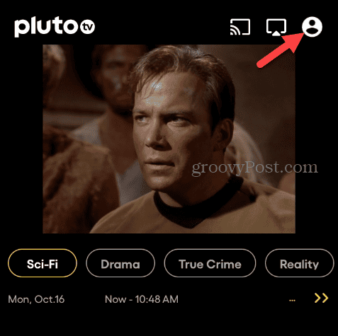 Supprimer un compte Pluto TV