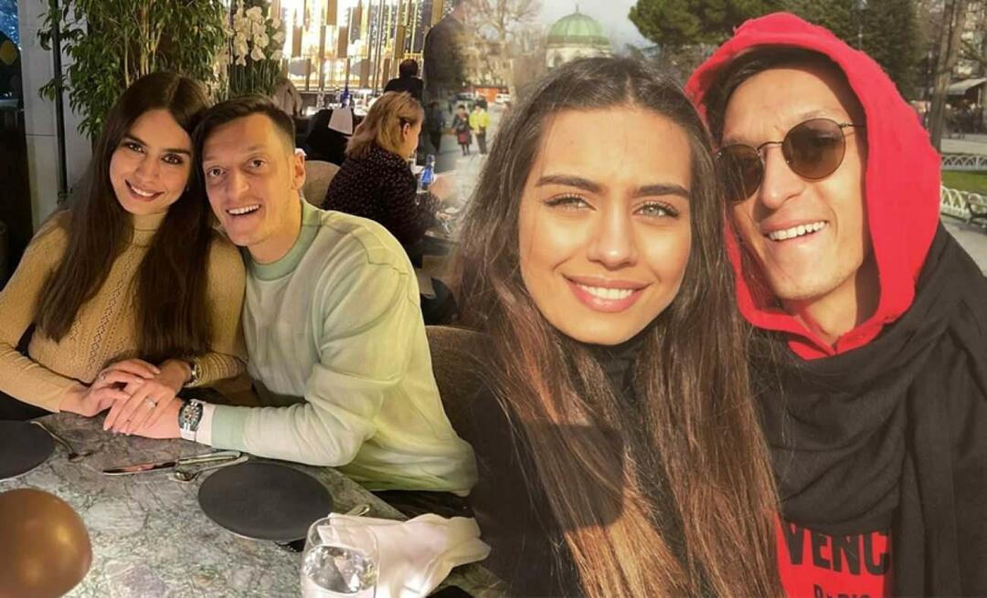 Mesut Özil, qui est devenu père pour la deuxième fois, a crié son amour à Amine Gülşe! L'ennemi craque
