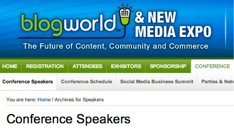 orateurs blogworld 2012