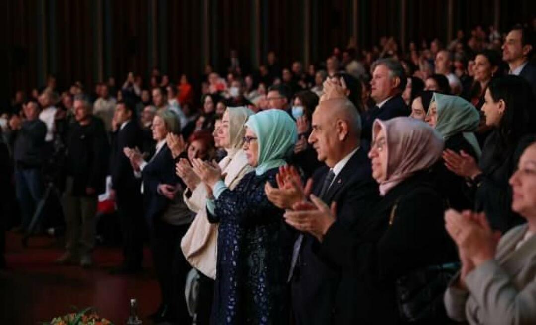 Emine Erdoğan a regardé l'opéra "Turandot" dans notre centre de congrès et de culture de Beştepe !