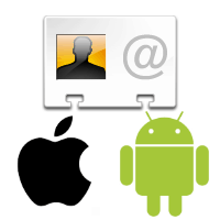 apple vers android vcf