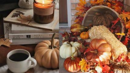 Comment utiliser les accessoires dans la décoration d'automne de la maison ?