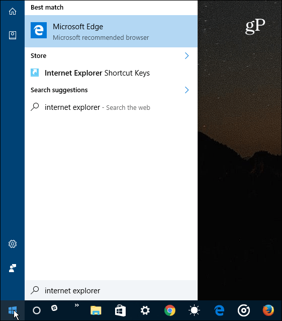 Comment désactiver Internet Explorer dans Windows 10