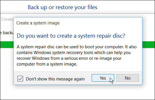 Créer une clé de récupération Windows 10