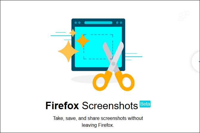 Captures d'écran Firefox Beta