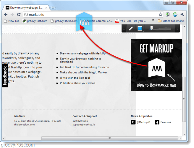 Capturez des sites Web et utilisez-les à l'aide de Markup.io