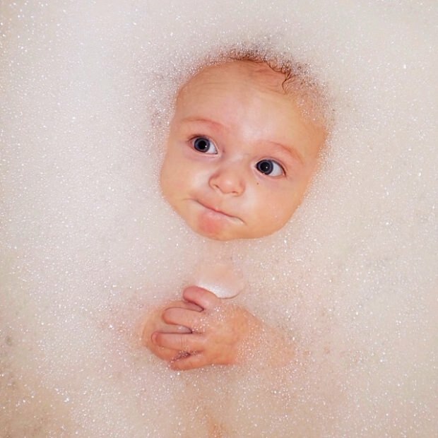 Sélection de shampoings et savons chez les nourrissons