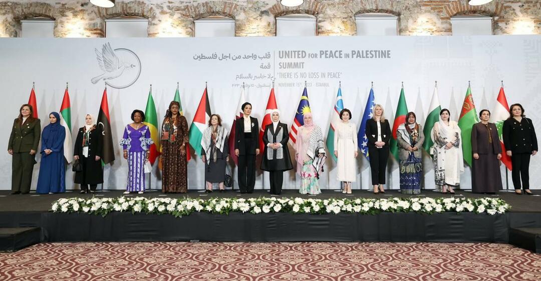 Sommet « Un cœur pour les épouses des dirigeants palestiniens »