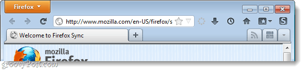 Barre d'onglets Firefox 4 activée