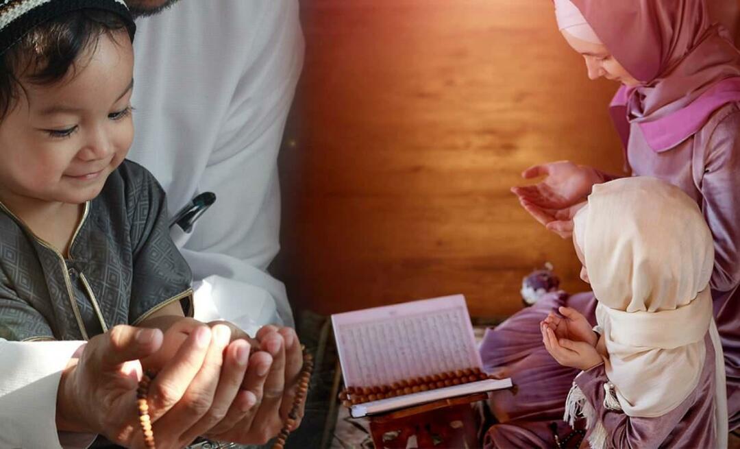 Comment passer le Ramadan avec les enfants? Des conseils pour vos objectifs de Ramadan avec vos enfants...