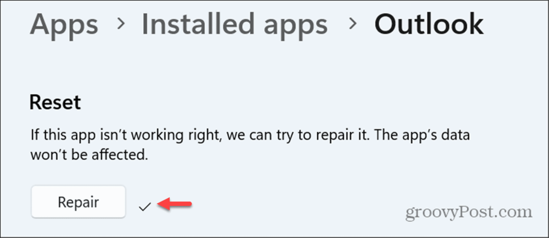 Réinitialiser ou réparer Windows 11